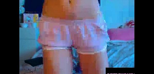 Blonde MILF Rides Toy on Cam, Free Webcam Porn a0